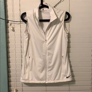 White Nike Golf Vest